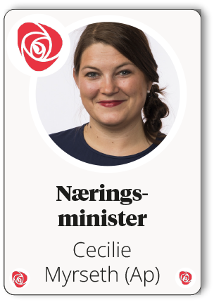 Cecilie Myrseth (Ap),N rings ministe
